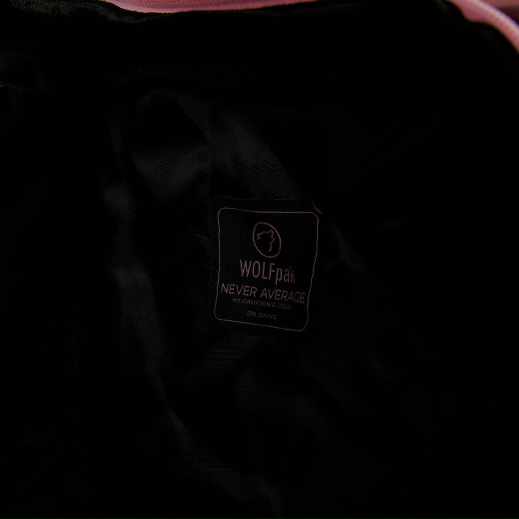20L Mini Duffle Bag Black Lightning Knockout Pink